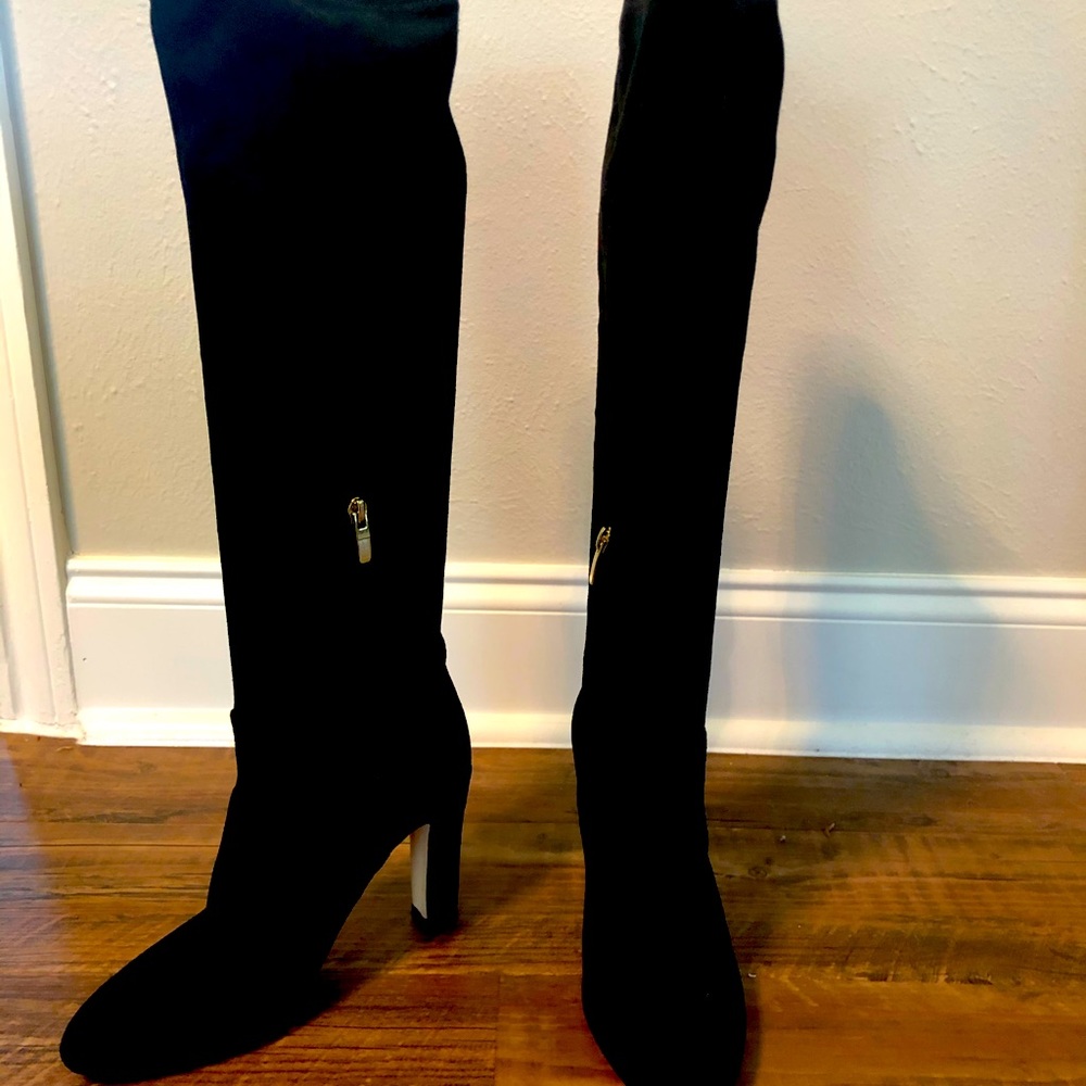 Ivanka Trump Over the Knee Suede Boots